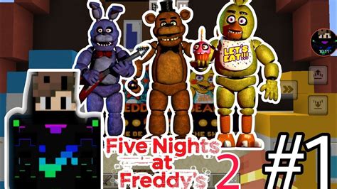 Freddy Fazbear Pizza 2 No Minecraft Ep 1 Meu Primeiro Dia Na Nova Pizzaria Youtube