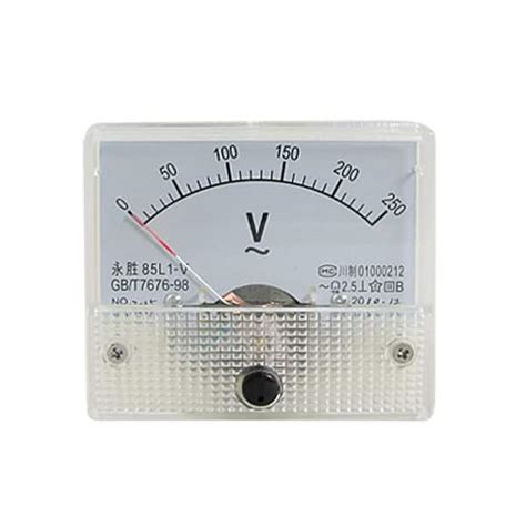 Ac 0 250v Rectangle 85l1 V Analog Panel Voltage Gauge Ac 0 250v Bed Bath And Beyond 36694222