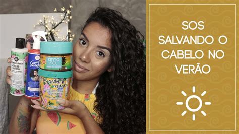 DICAS E PRODUTOS PARA CUIDAR DO CABELO NO VERÃO NO POO E LOW POO