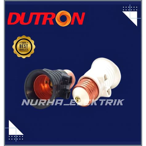 Jual Fitting Kombinasi Dutron Fiting Lampu Stop Kontak Sni Hitam Putih