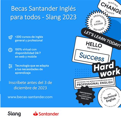 Beca Santander Inglés para Todos Instituto Tecnológico de San Luis Potosí