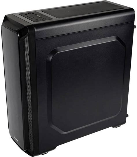 Zalman I3 Edge Midi tower PC casing Black 4 built-in LED fans, Window ...
