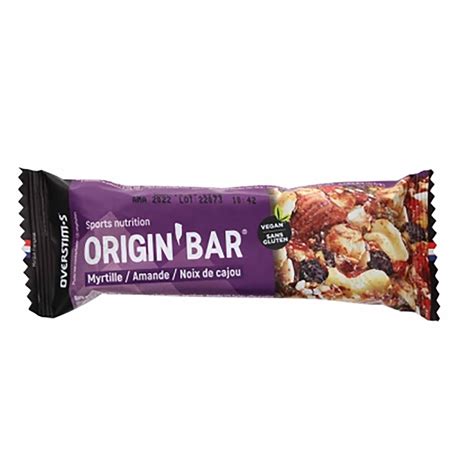 Barre Sucrée 40g Origin Bar OVERSTIMS VELOSEINE