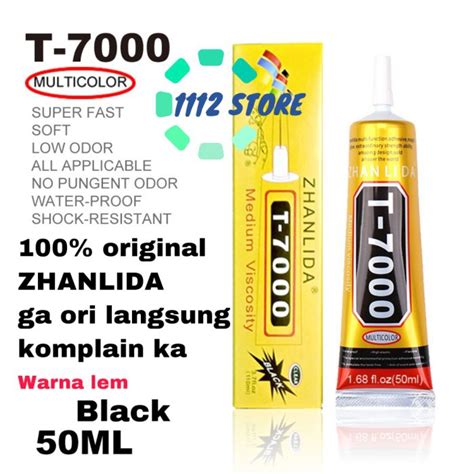 Jual Lem LCD T7000 50ml 100 Original Lem Hitam Lem Hp Lem