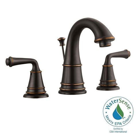 Design House Eden 8 In Widespread 2 Handle Bathroom Faucet In Oil Rubbed Bronze 524579 The