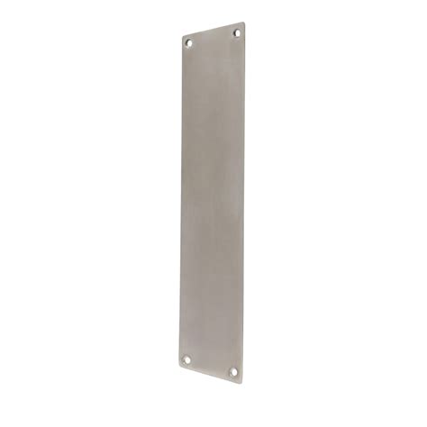 Trio Push Plate Satin Stainless Steel | Bowens
