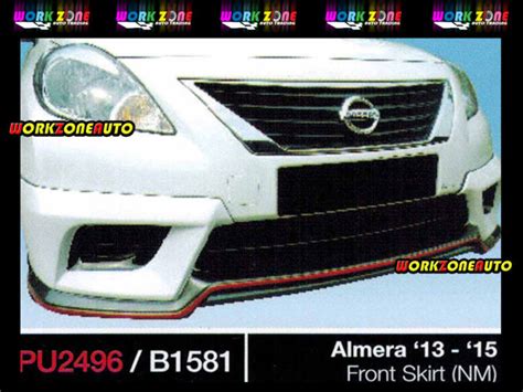 Pu Nissan Almera Pu Front Skirt Japan Spec Nismo Body Kit Bodykit