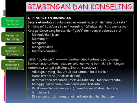 Pengertian Bimbingan Dan Konseling Brain