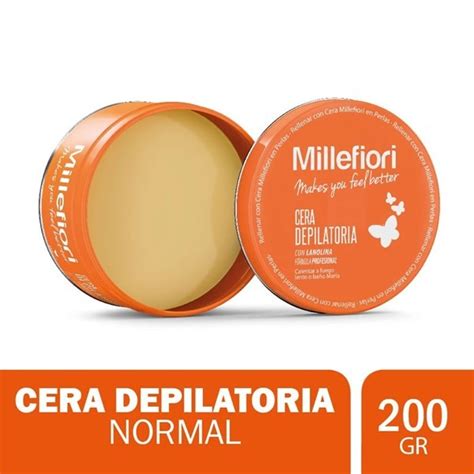 Millefiori Cera Depilatoria En Tarro Piel Normal 200 G Millefiori