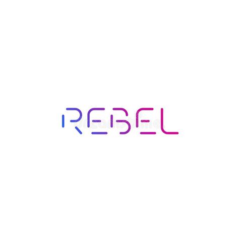 Rebel logo, modern design stock vector. Illustration of rebellion ...