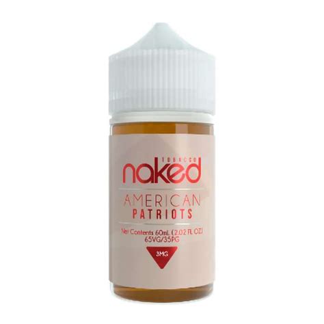 Liquido Naked American Patriots Mg Ml Sampa Vapor