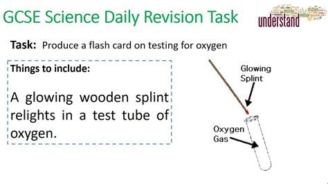 Gcse Science Daily Revision Task 51 Testing For Oxygen Youtube