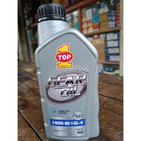 Jual Oli Transmisi Manual Gardan Top1 Gear Oil SAE 80w 90 API GL 4 1L