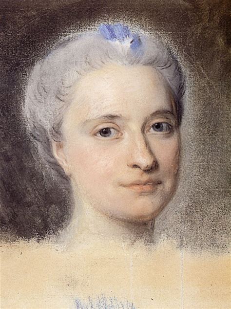 Marie Josephe of Saxony Maurice Quentin de La Tour作品 无水印高清图 麦田艺术