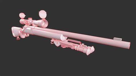 M24 SWS Sniper Rifle 3D Model By Yn Delmund