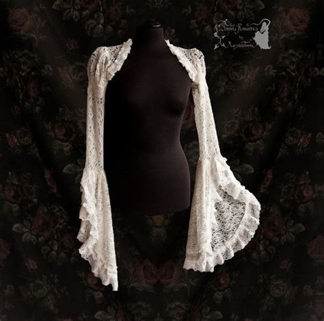 Shrug Lace Victorian Bolero Cottage Chic Steampunk Wedding Etsy