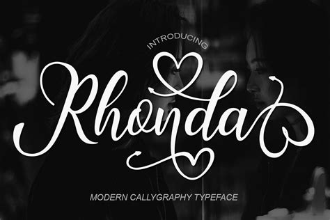 Rhonda Script Calligraphy Font Bundles Script New Fonts