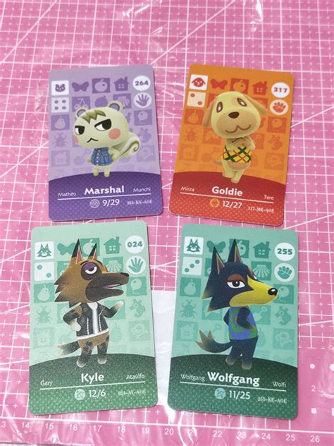 Animal Crossing New Horizons Amiibo Cards For Nintendo Switch Goldie