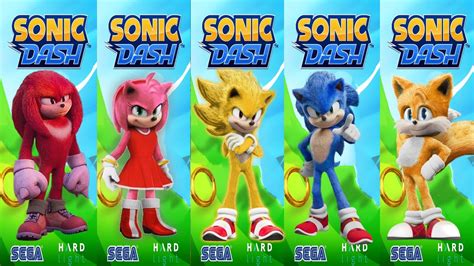 Sonic Dash All Movie Characters Unlocked Movie Sonic Movie Knuckles