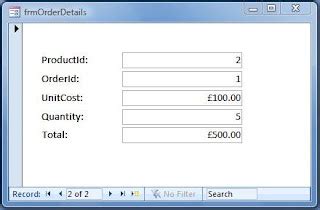 Microsoft Access Tips Calculated Controls