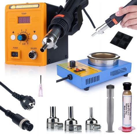 Zestaw Stacja Lutownicza Hot Air Rosfix D Dysze Tygiel Flux Rma Rosfix Sklep