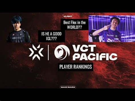 Ranking EVERY Player In VCT Pacific YouTube