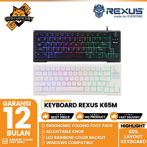 Jual Rexus Battlefire K M Membrane Gaming Keyboard Shopee Indonesia