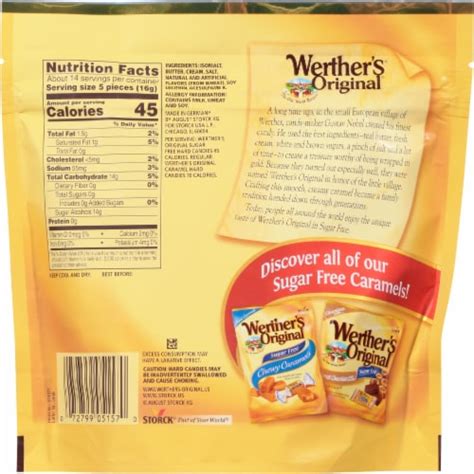 Werther's Original® Sugar Free Caramel Hard Candies, 7.7 oz - Ralphs