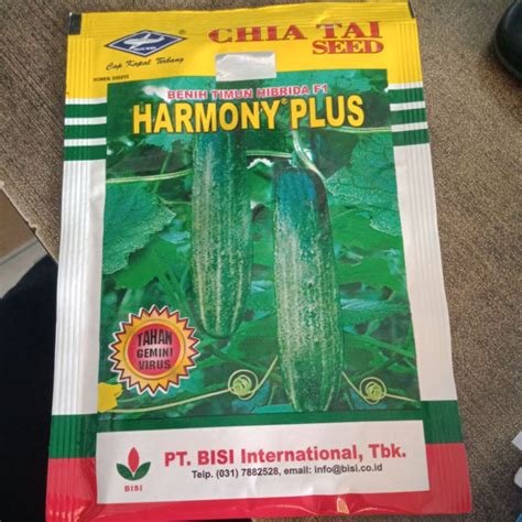 Jual Benih Timun Hibrida F Harmony Plus G Shopee Indonesia