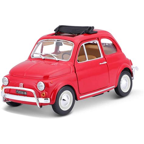 Bburago 1 24 Fiat 500L 1968 Red 22099 Toys Shop Gr