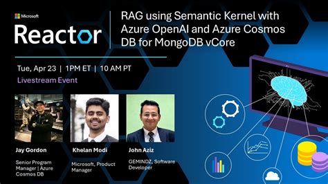 RAG Using Semantic Kernel With Azure OpenAI And Azure Cosmos DB For