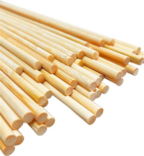 Amazon Lugailly Wood Dowel Rods Wooden Dowels For Crafting X