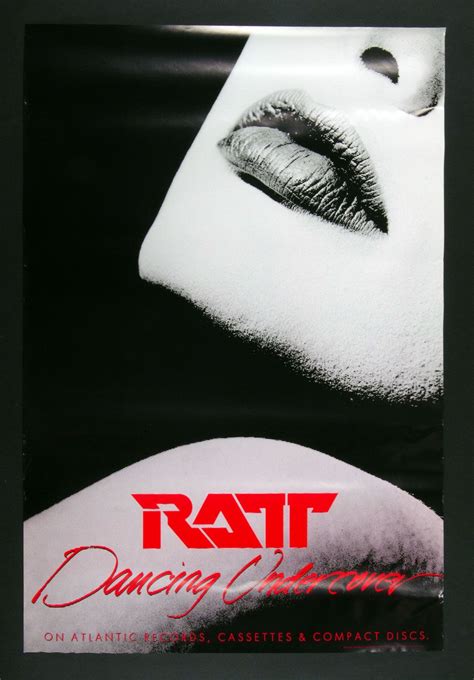 RATT Poster Dancing Undercover Album Promotion | Album, Undercover, 80s ...