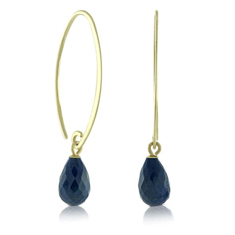 Briolette Sapphire Earrings 14K Ben Bridge Jeweler