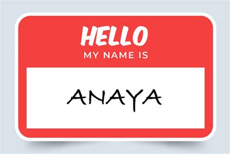 Anaya Name Meaning Origin And Significance