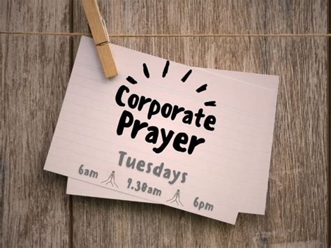 Corporate Prayer - Calvary Family Church