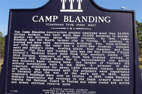 Camp Blanding, FL — Ho-Boe Wanderings