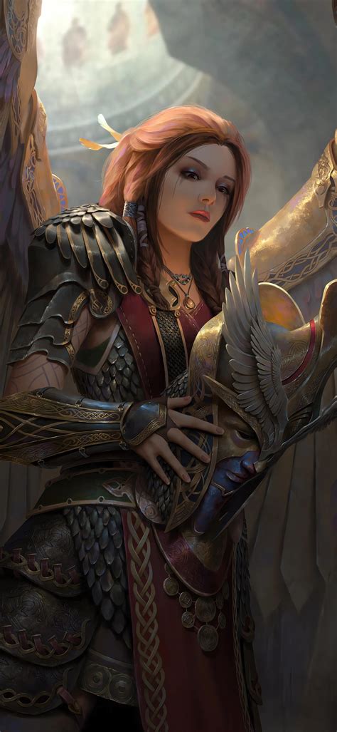 God of War Ragnarok, Freya wallpaper (by Iqnatius Budi) [2323x5034