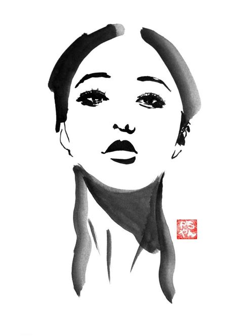 Korean Actress Painting By Pechane Sumie Saatchi Art Fine Art