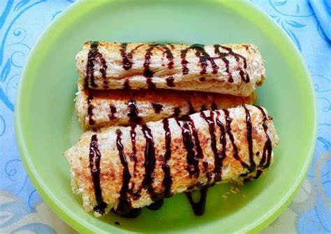 Resep Roti Gulung Piscok Pisang Coklat Keju Oleh Dina Latifah Cookpad