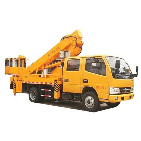 Dongfeng 14m To 16m Telescopic Arm Aerial Platform Truck Aerial