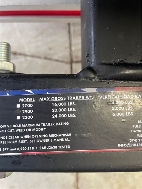 Pullrite Super Glide 5th Wheel Hitch 20k Trailers Alma Michigan