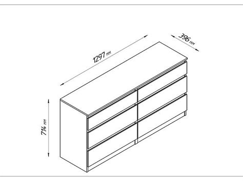 КАСТОР комод 6 ящиков RU белый купить недорого по цене от 13 999 руб. в ...