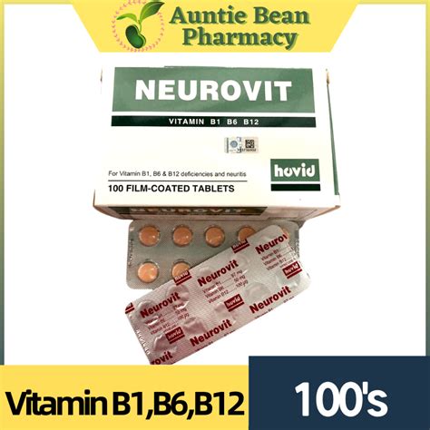 Hovid Neurovit 100 Tablets Exp 02 2023 Lazada