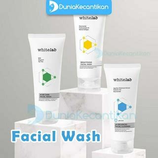 Jual Whitelab Facial Wash Acne Sabun Cuci Muka Whitelab Brightening Ph