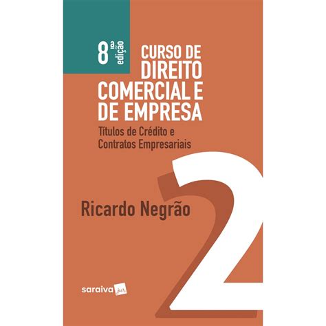 Livro Curso de direito comercial e de empresa Títulos de créditos