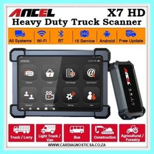 Ancel X7 HD Heavy Duty Truck Diagnostic Tool - CAR DIAGNOSTIC SA