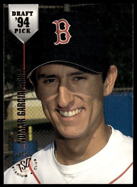 Topps Stadium Club Draft Picks Nomar Garciaparra Boston Red Sox