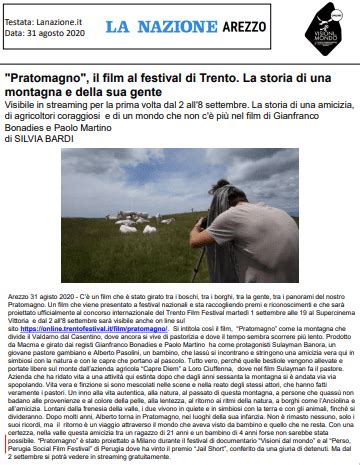 Pratomagno The Film At The Trento Film Festival The Story Of A