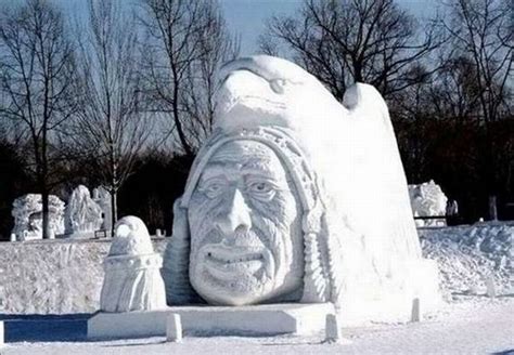 Beautiful Snow Sculptures